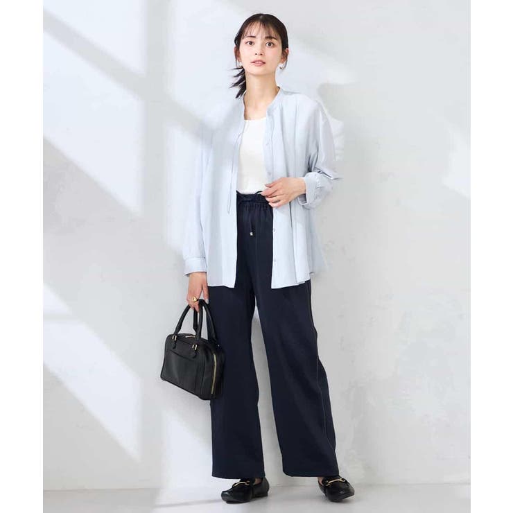 【洗える】サテンワイドパンツ | a.v.v【WOMEN】 | 詳細画像11 