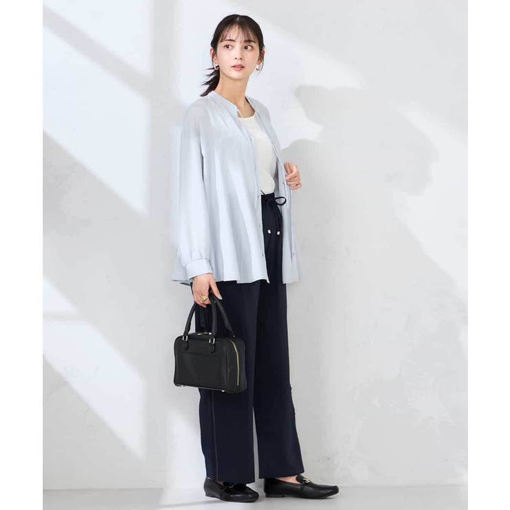 【洗える】サテンワイドパンツ | a.v.v【WOMEN】 | 詳細画像12 