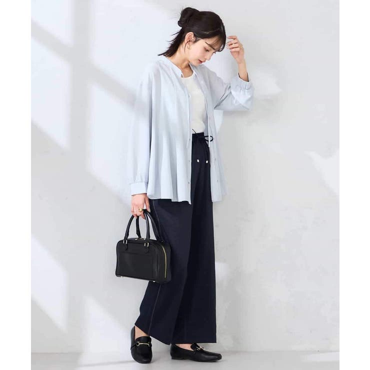 【洗える】サテンワイドパンツ | a.v.v【WOMEN】 | 詳細画像13 