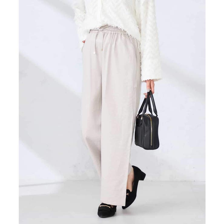 【洗える】サテンワイドパンツ | a.v.v【WOMEN】 | 詳細画像14 