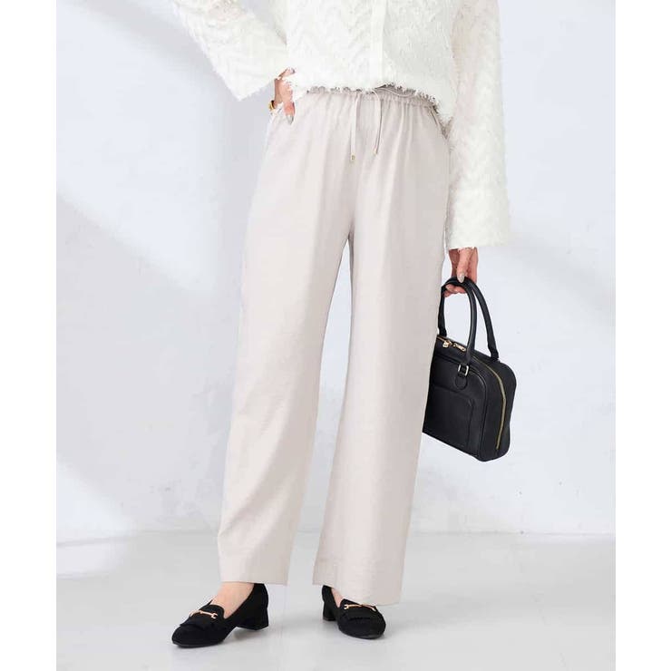 【洗える】サテンワイドパンツ | a.v.v【WOMEN】 | 詳細画像15 