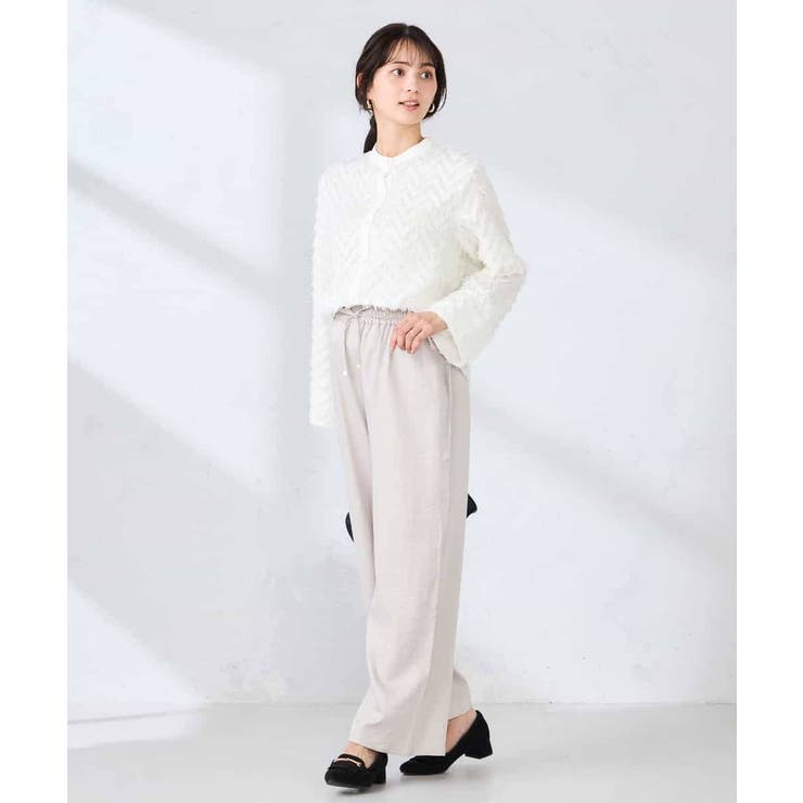 【洗える】サテンワイドパンツ | a.v.v【WOMEN】 | 詳細画像18 