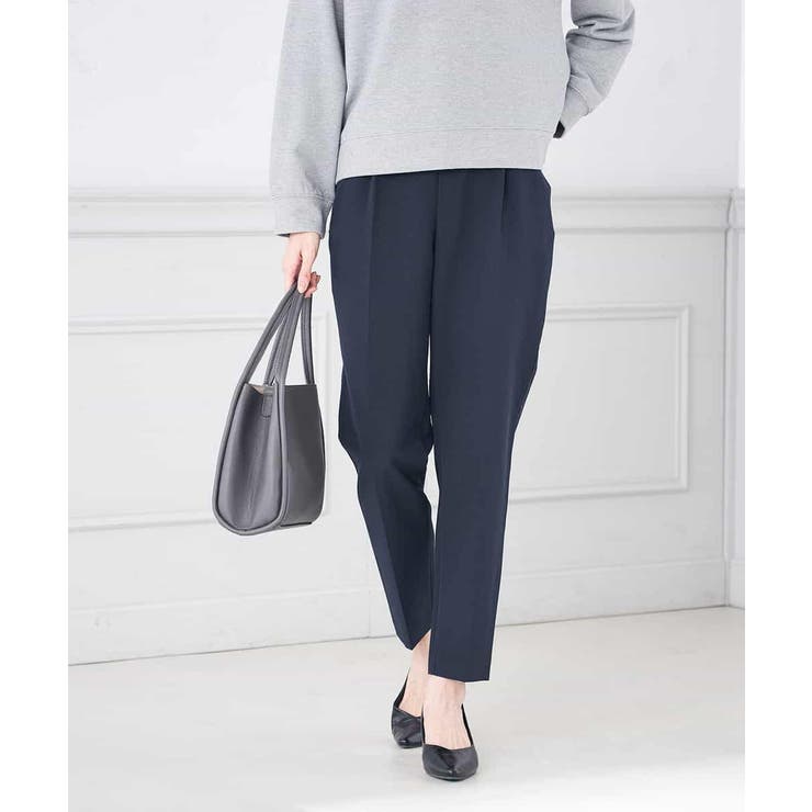 【イージーケア/ストレッチ】美ラクるスッキリ見えテーパードパンツ | a.v.v【WOMEN】 | 詳細画像11 