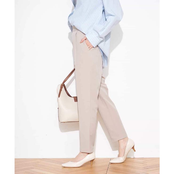 【イージーケア/ストレッチ】美ラクるスッキリ見えテーパードパンツ | a.v.v【WOMEN】 | 詳細画像17 