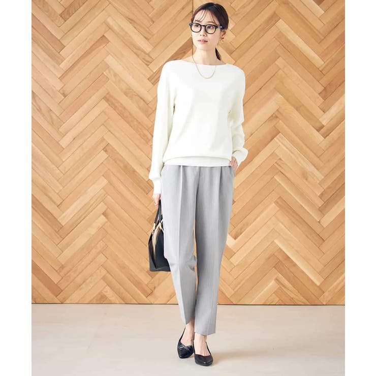 【イージーケア/ストレッチ】美ラクるスッキリ見えテーパードパンツ | a.v.v【WOMEN】 | 詳細画像28 