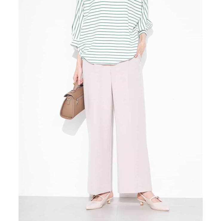 【イージーケア/ストレッチ】美ラクるスッキリ見えワイドパンツ | a.v.v【WOMEN】 | 詳細画像18 