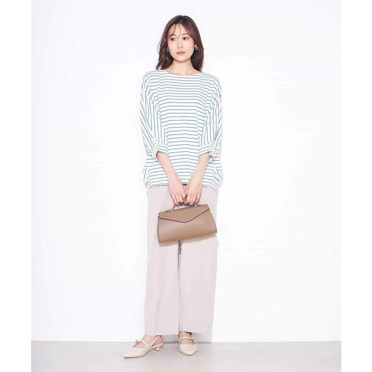 【イージーケア/ストレッチ】美ラクるスッキリ見えワイドパンツ | a.v.v【WOMEN】 | 詳細画像23 