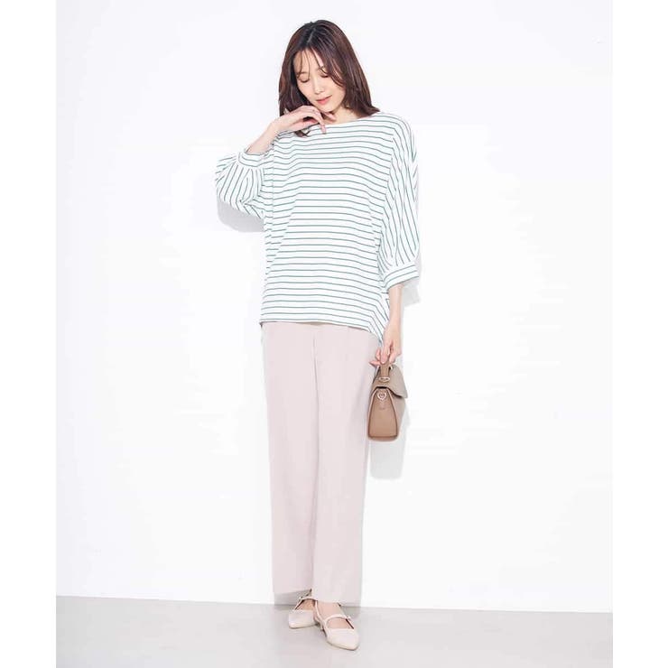 【イージーケア/ストレッチ】美ラクるスッキリ見えワイドパンツ | a.v.v【WOMEN】 | 詳細画像25 