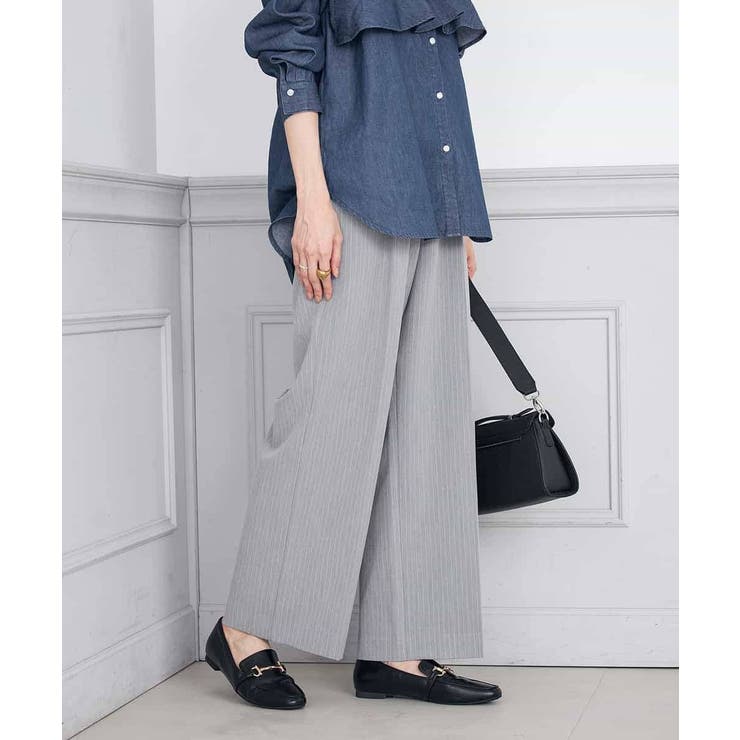 【イージーケア/ストレッチ】美ラクるスッキリ見えワイドパンツ | a.v.v【WOMEN】 | 詳細画像27 