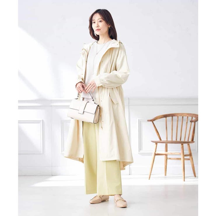 【イージーケア/ストレッチ】美ラクるスッキリ見えワイドパンツ | a.v.v【WOMEN】 | 詳細画像4 