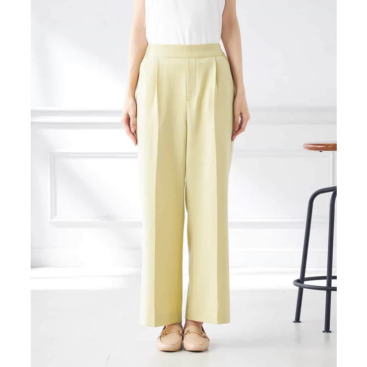 【イージーケア/ストレッチ】美ラクるスッキリ見えワイドパンツ | a.v.v【WOMEN】 | 詳細画像48 