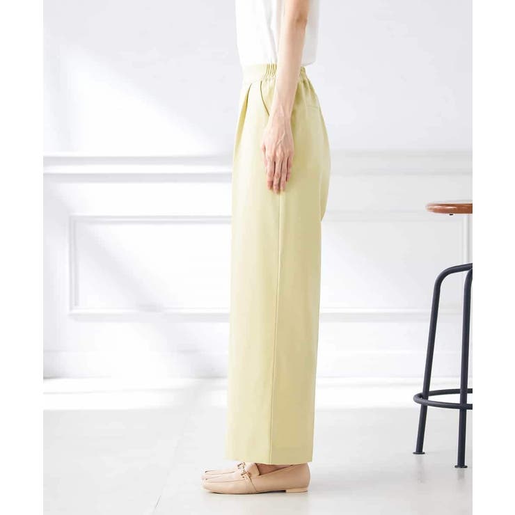 【イージーケア/ストレッチ】美ラクるスッキリ見えワイドパンツ | a.v.v【WOMEN】 | 詳細画像49 