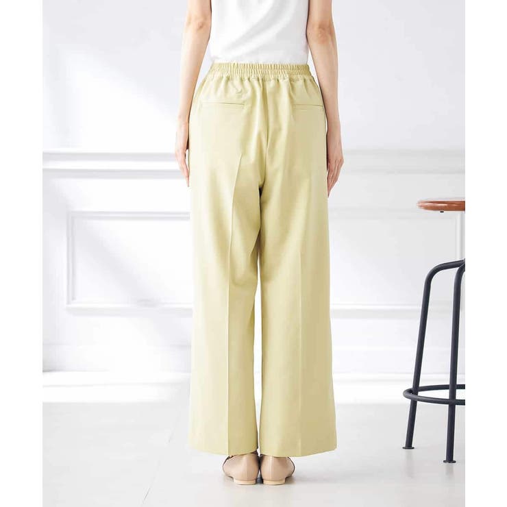 【イージーケア/ストレッチ】美ラクるスッキリ見えワイドパンツ | a.v.v【WOMEN】 | 詳細画像50 