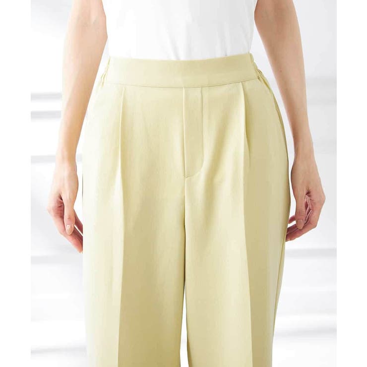 【イージーケア/ストレッチ】美ラクるスッキリ見えワイドパンツ | a.v.v【WOMEN】 | 詳細画像51 