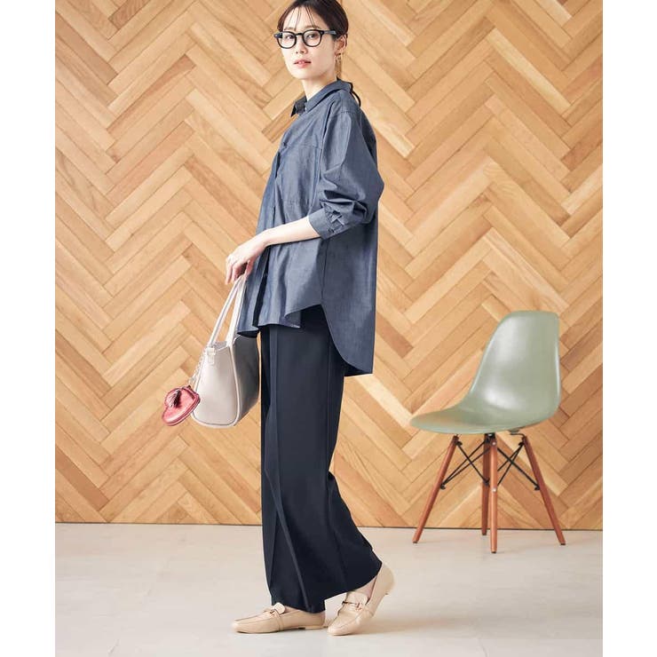 【イージーケア/ストレッチ】美ラクるイージーワイドパンツ | a.v.v【WOMEN】 | 詳細画像11 