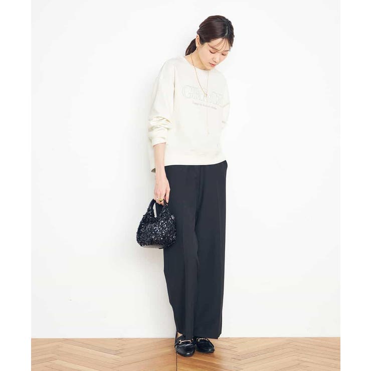 【イージーケア/ストレッチ】美ラクるイージーワイドパンツ | a.v.v【WOMEN】 | 詳細画像19 