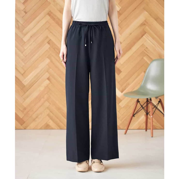 【イージーケア/ストレッチ】美ラクるイージーワイドパンツ | a.v.v【WOMEN】 | 詳細画像20 