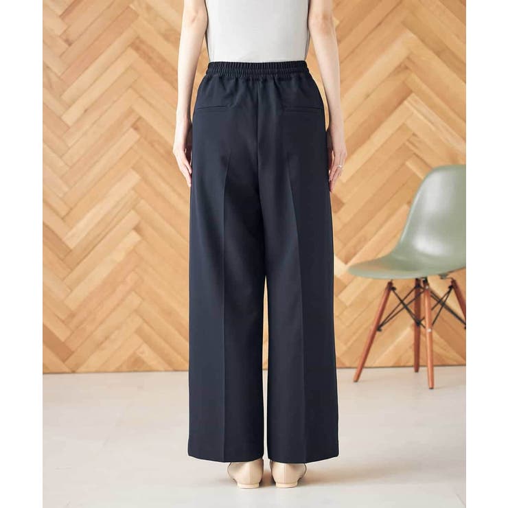 【イージーケア/ストレッチ】美ラクるイージーワイドパンツ | a.v.v【WOMEN】 | 詳細画像22 