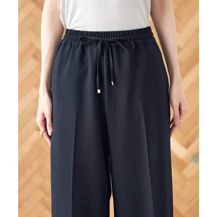 【イージーケア/ストレッチ】美ラクるイージーワイドパンツ | a.v.v【WOMEN】 | 詳細画像23 