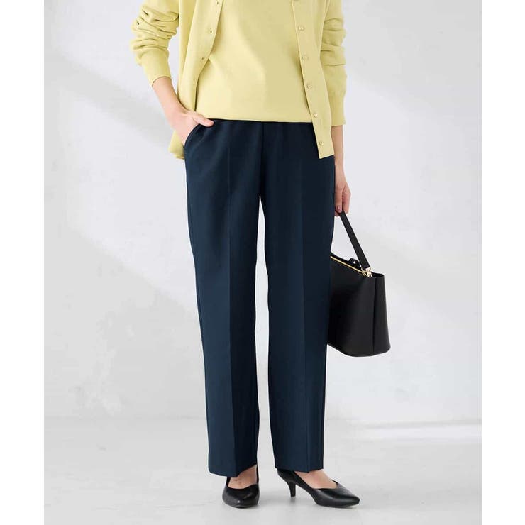 ［支持率NO.1/イージーケア/ストレッチ］スッキリ見えストレートパンツ | a.v.v【WOMEN】 | 詳細画像10 