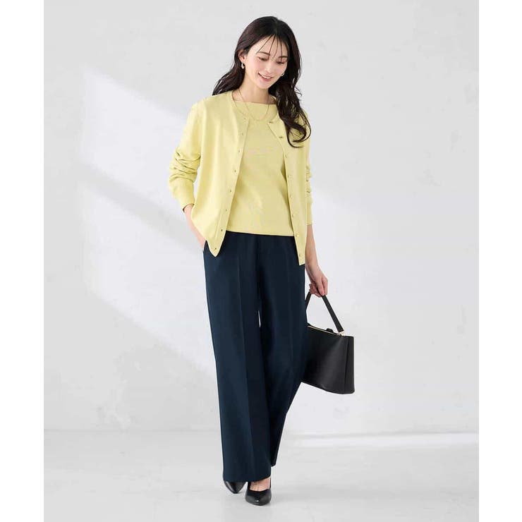 ［支持率NO.1/イージーケア/ストレッチ］スッキリ見えストレートパンツ | a.v.v【WOMEN】 | 詳細画像12 