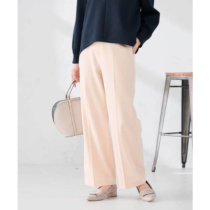 ［支持率NO.1/イージーケア/ストレッチ］スッキリ見えストレートパンツ | a.v.v【WOMEN】 | 詳細画像2 