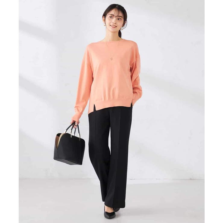 ［支持率NO.1/イージーケア/ストレッチ］スッキリ見えストレートパンツ | a.v.v【WOMEN】 | 詳細画像40 