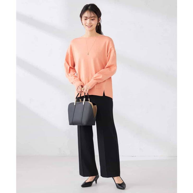 ［支持率NO.1/イージーケア/ストレッチ］スッキリ見えストレートパンツ | a.v.v【WOMEN】 | 詳細画像41 