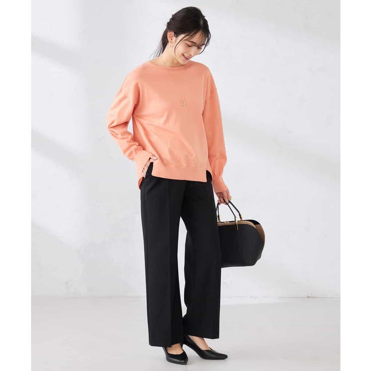 ［支持率NO.1/イージーケア/ストレッチ］スッキリ見えストレートパンツ | a.v.v【WOMEN】 | 詳細画像45 