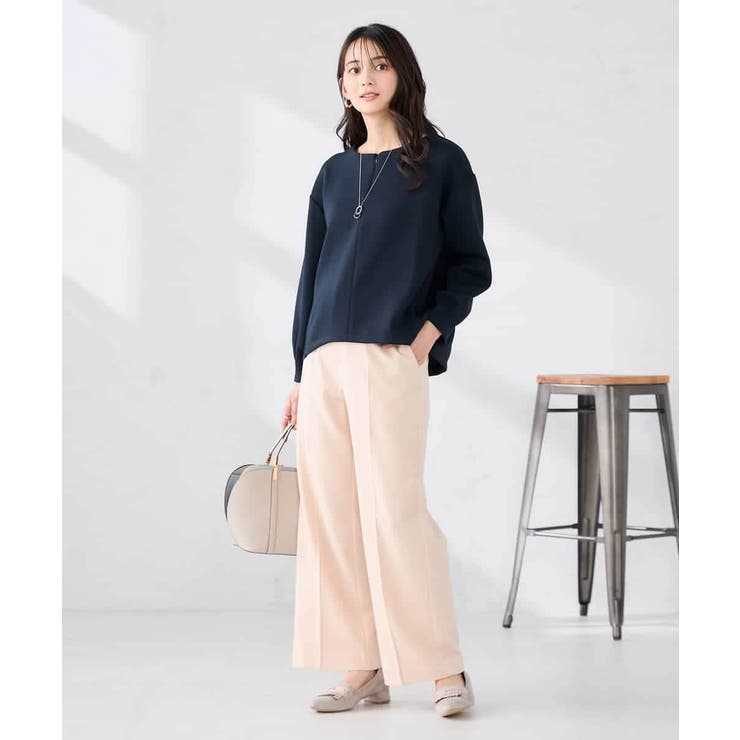 ［支持率NO.1/イージーケア/ストレッチ］スッキリ見えストレートパンツ | a.v.v【WOMEN】 | 詳細画像7 