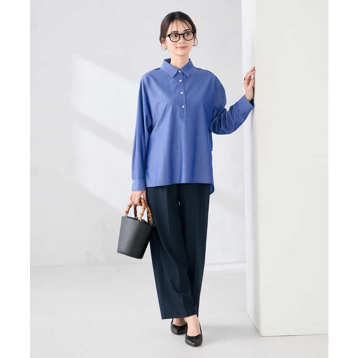 ［支持率NO.1/イージーケア/ストレッチ］スッキリ見えワイドパンツ | a.v.v【WOMEN】 | 詳細画像13 