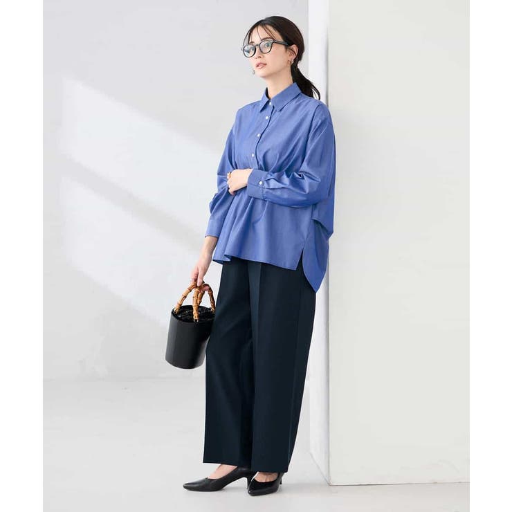 ［支持率NO.1/イージーケア/ストレッチ］スッキリ見えワイドパンツ | a.v.v【WOMEN】 | 詳細画像14 