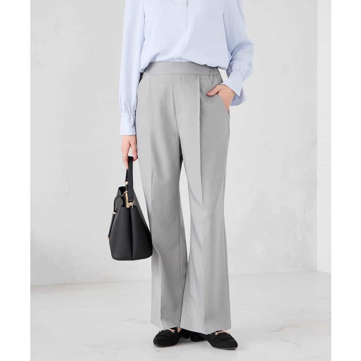 ［支持率NO.1/イージーケア/ストレッチ］スッキリ見えワイドパンツ | a.v.v【WOMEN】 | 詳細画像25 