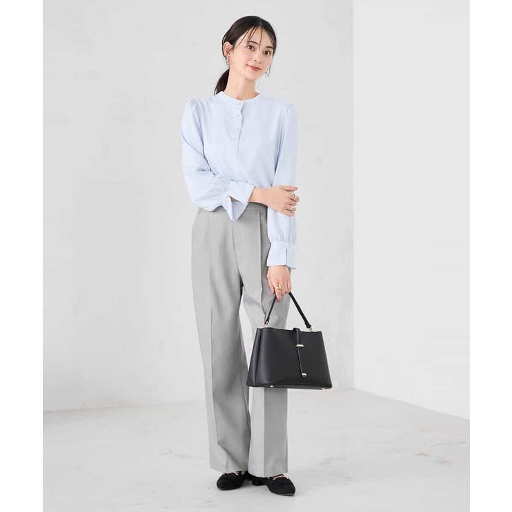 ［支持率NO.1/イージーケア/ストレッチ］スッキリ見えワイドパンツ | a.v.v【WOMEN】 | 詳細画像30 