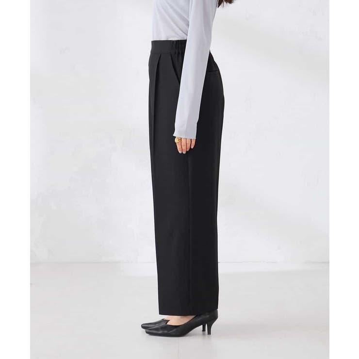 ［支持率NO.1/イージーケア/ストレッチ］スッキリ見えワイドパンツ | a.v.v【WOMEN】 | 詳細画像38 