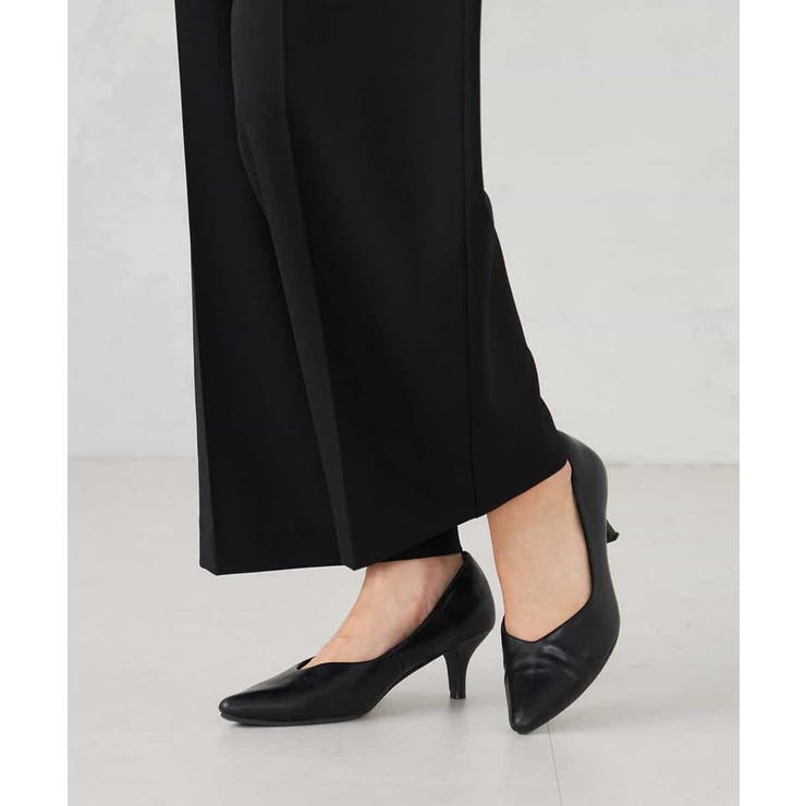 ［支持率NO.1/イージーケア/ストレッチ］スッキリ見えワイドパンツ | a.v.v【WOMEN】 | 詳細画像42 