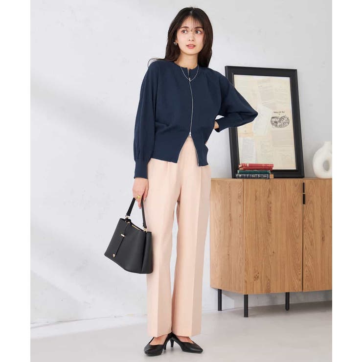 ［支持率NO.1/イージーケア/ストレッチ］スッキリ見えワイドパンツ | a.v.v【WOMEN】 | 詳細画像7 