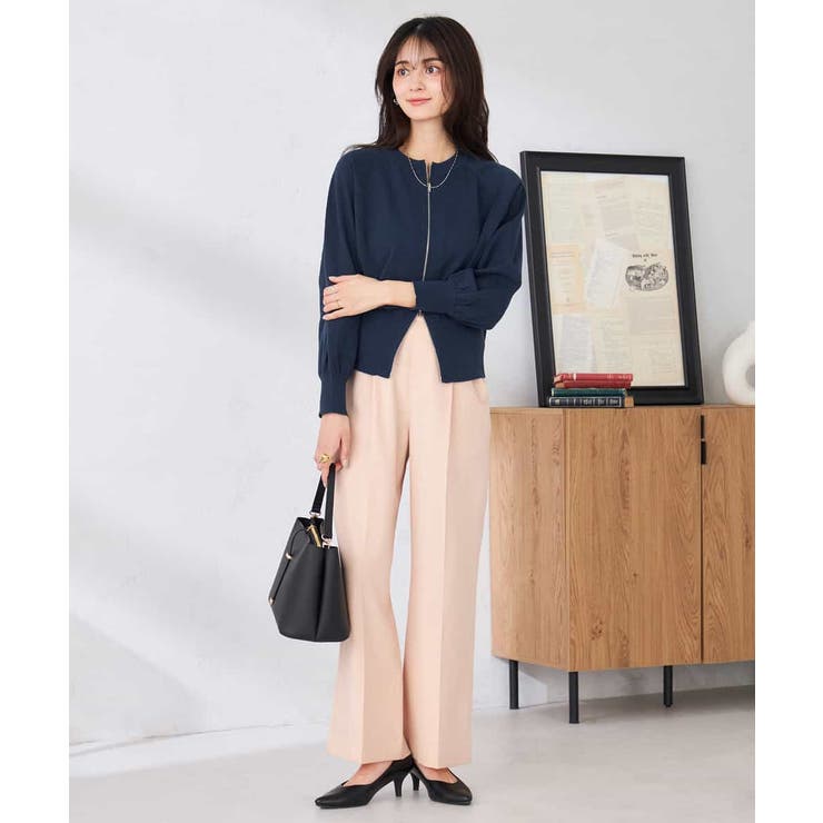 ［支持率NO.1/イージーケア/ストレッチ］スッキリ見えワイドパンツ | a.v.v【WOMEN】 | 詳細画像9 