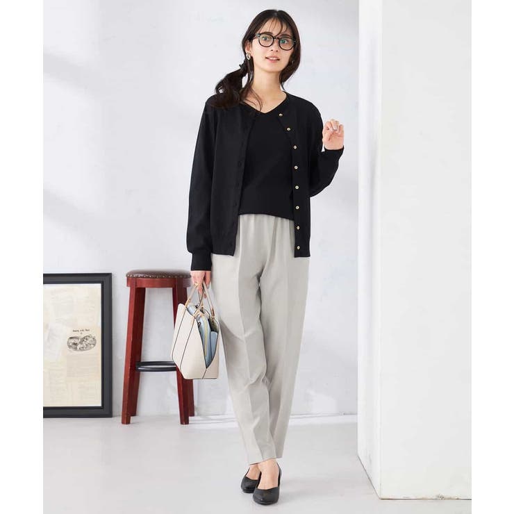 ［支持率NO.1/イージーケア］イージーテーパードパンツ | a.v.v【WOMEN】 | 詳細画像19 