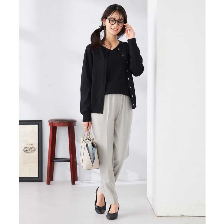 ［支持率NO.1/イージーケア］イージーテーパードパンツ | a.v.v【WOMEN】 | 詳細画像20 