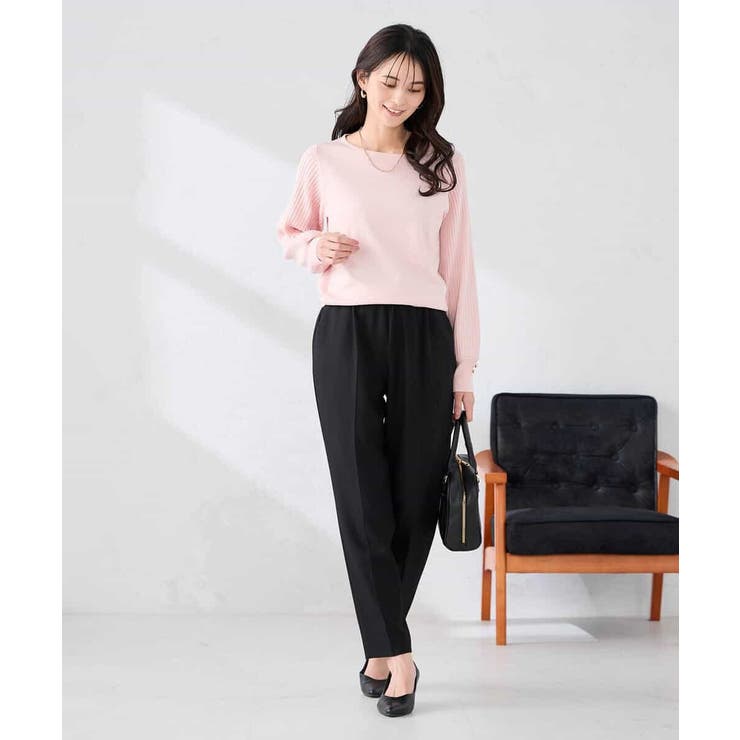 ［支持率NO.1/イージーケア］イージーテーパードパンツ | a.v.v【WOMEN】 | 詳細画像27 