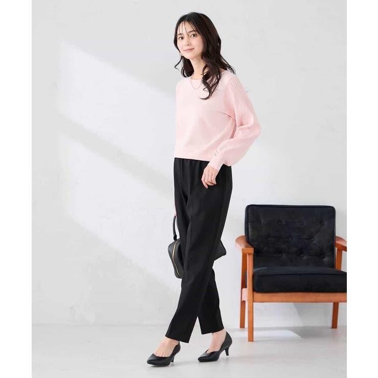 ［支持率NO.1/イージーケア］イージーテーパードパンツ | a.v.v【WOMEN】 | 詳細画像29 