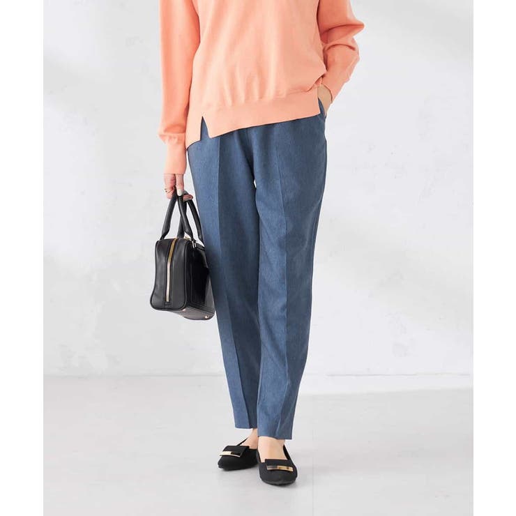 ブルー | ［支持率NO.1/イージーケア］イージーテーパードパンツ | a.v.v【WOMEN】