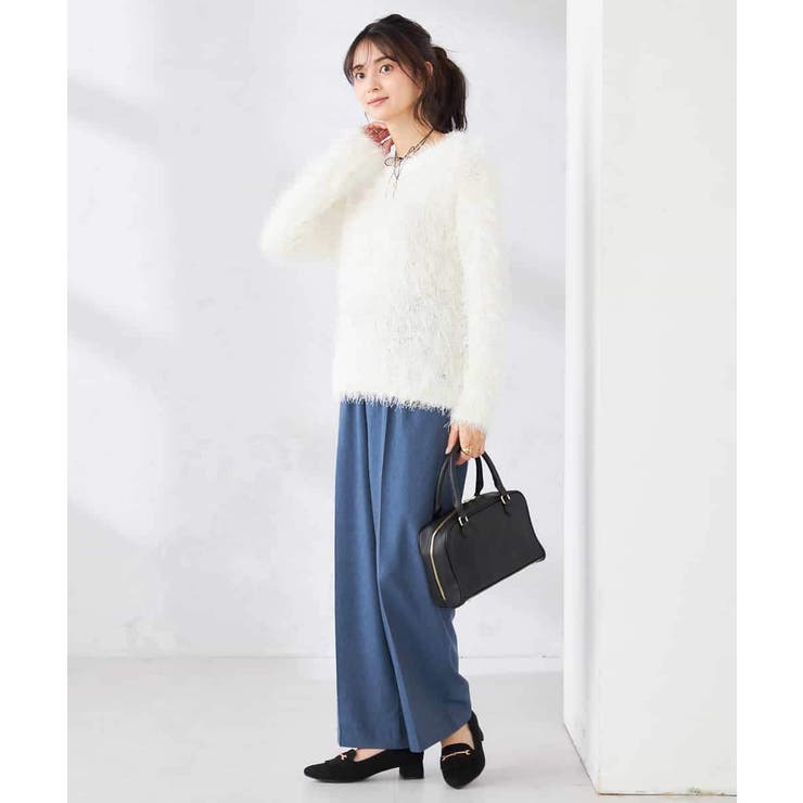 ［支持率NO.1/イージーケア］イージーワイドパンツ | a.v.v【WOMEN】 | 詳細画像12 