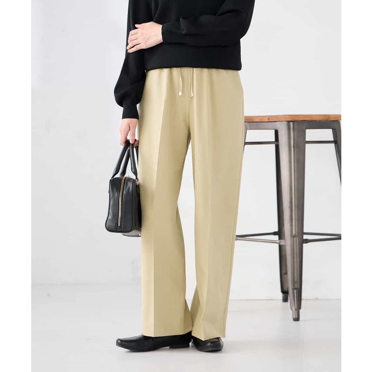 ［支持率NO.1/イージーケア］イージーワイドパンツ | a.v.v【WOMEN】 | 詳細画像2 