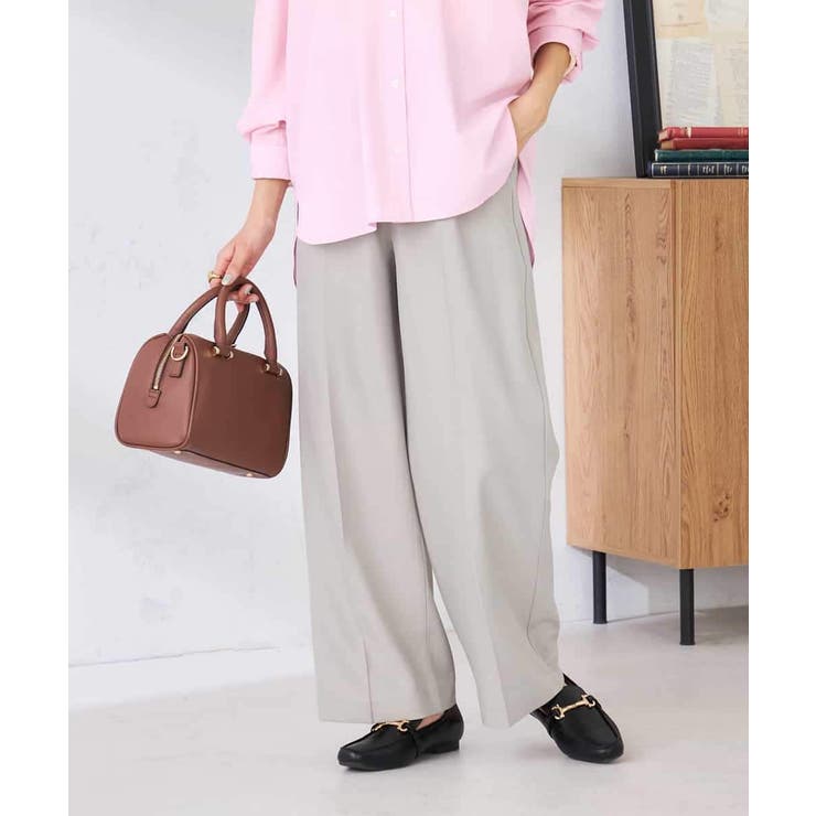 グレー | ［支持率NO.1/イージーケア］イージーワイドパンツ | a.v.v【WOMEN】