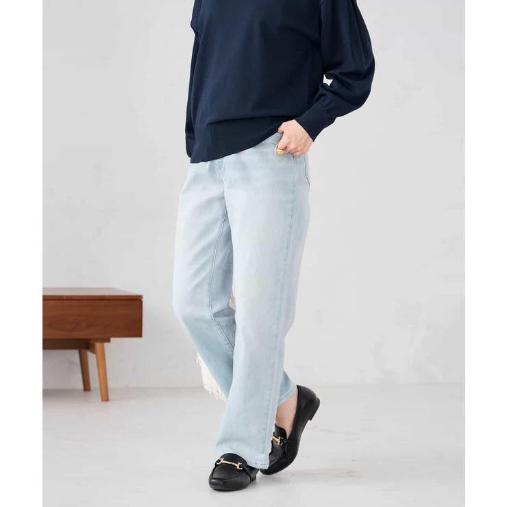 ストレートデニムパンツ | a.v.v【WOMEN】 | 詳細画像4 