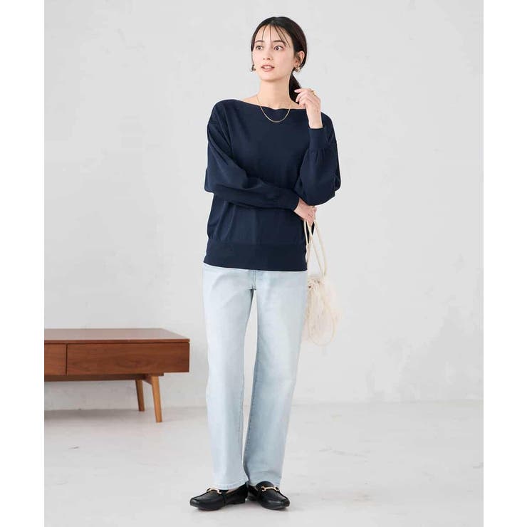 ストレートデニムパンツ | a.v.v【WOMEN】 | 詳細画像7 