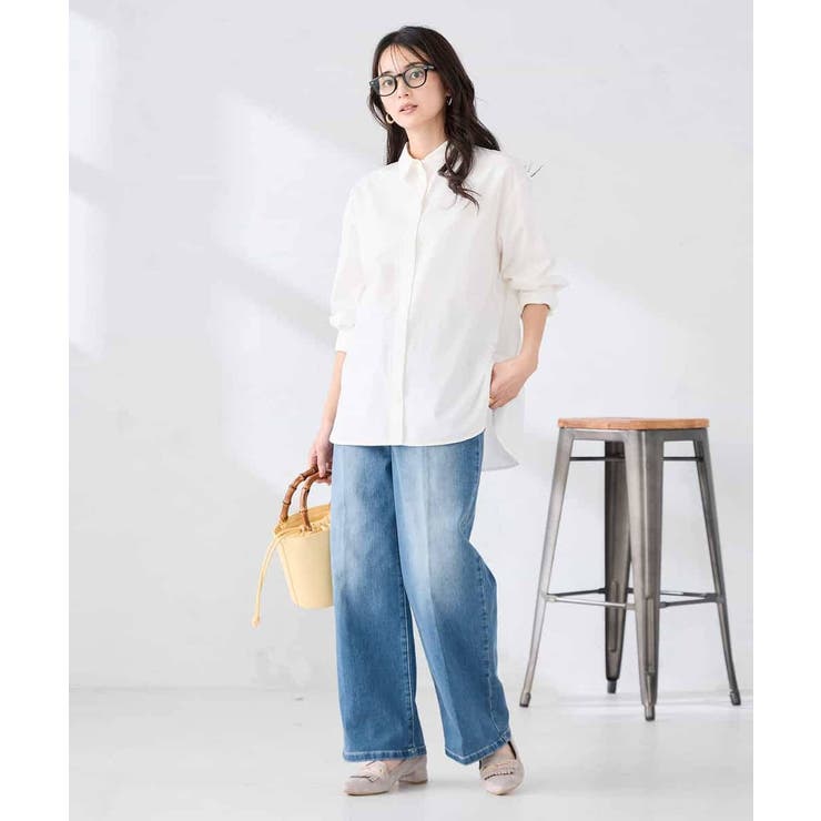 ワイドデニムパンツ | a.v.v【WOMEN】 | 詳細画像10 