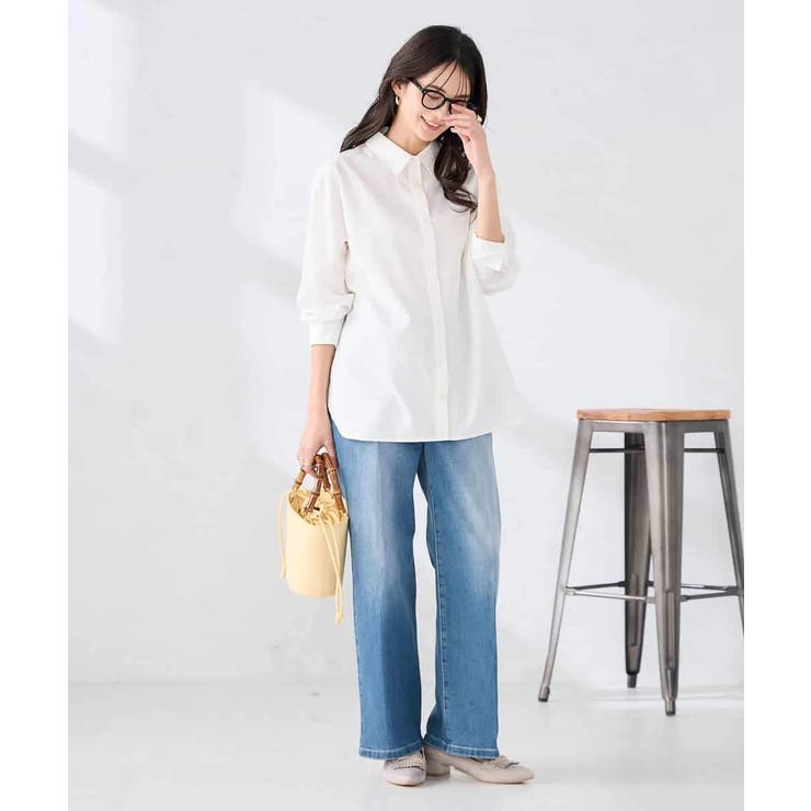 ワイドデニムパンツ | a.v.v【WOMEN】 | 詳細画像12 